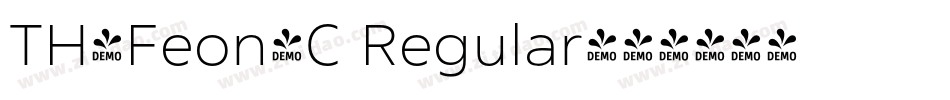 TH-Feon-C Regular字体转换